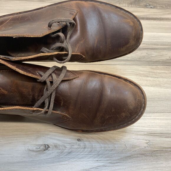Clarks Men\'s Bushacre 2 Chukka Boot Desert Leather Brown‎ US 11.5 M main image 5